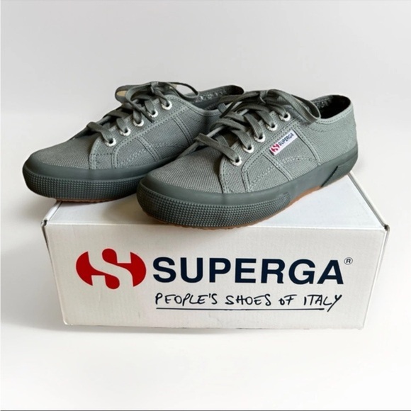 Superga Shoes - Superga 2750 Cotu Classic Sneakers Grey Size US Women 6.5 US Men 5 Lace Up Shoe